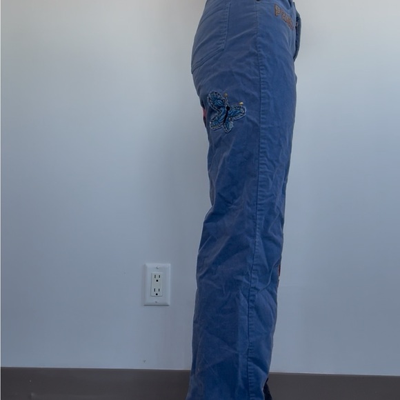 Vintage Patchwork Mary-Kate&Ashley Blue Women's Trousers - Picture 4 of 13